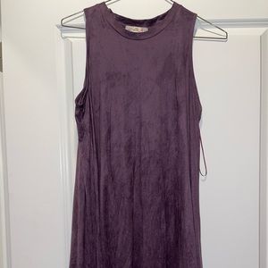 Pink Republic Velvet Purple Midi Dress